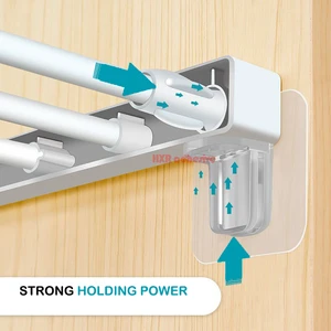 Easy Install High Quality Acrylic Adhesive Single Die Cut Right Angle Bracket Hooks Heat-Resistant Enhance Space Utilization
