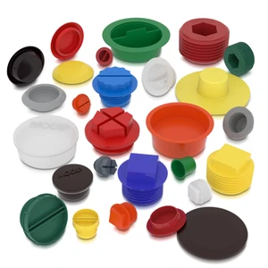Aircraft Cap Plugs Thread Pipe Nipples Connector Injection Molded PE Plastic Hydraulic Pneumatic Cylinder End Caps And Plugs