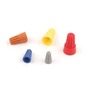 P1 P2 P3 P4 P6 Flame-Retardant Spring Terminal Spiral Wire Connector Crimp Cap Screw Terminal Made Plastic/Nylon Rotating Wire