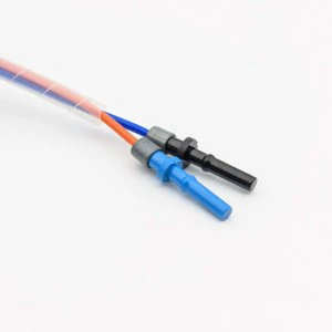 Versatile Link VL/VL Duplex 200/230um HCS/Glass Fiber Optic Patch Cord 2.2mm LSZH Jacket