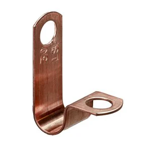ACE Brass One Hole Grounding Cable Clip Model AOH