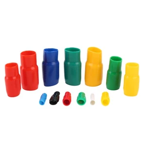 Vinyl Wire End Caps Insulating Cable Lug Sleeve Cable Lug Cover for SC RNB SNB C45 Lug Insert Crimp Battery Terminal