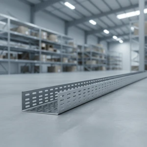 Durable Industrial Galvanized Steel Cable Tray Perforated Cable Management Tray And Cable Trunking