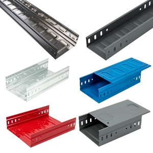 Energy-saving Pressed Cable Tray Heavy Duty Solid Through Zinc Aluminum Magnesium Cable Raceway with Price List