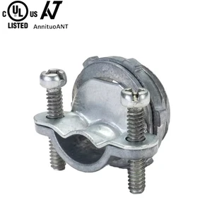 UL Listed Cable Connector Zinc Die Cast Flexible Romex Connector Electrical Cable Clamp Connector Conduit Fittings Emt Conduit