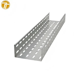 300*100 Carbon Steel Galvanized Perforated Trough Cable Tray Customized by Manufacturer with High Quality