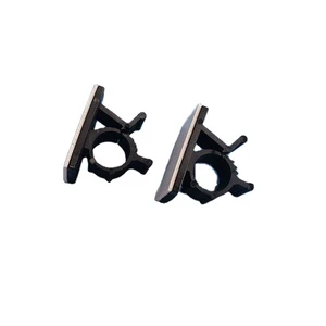 Factory Supply 0810 Adhesive Adjustable Wire Fixing Base Organizer Viscose Wire Clamp Self Adhesive Tie Mounts