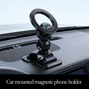 Magnetic Dashboard Mount ABS Flexible Mobile Phone Bracket Rotatable Bottom Adhesive Pad Anti-Shake Anti-Corrosion Universal
