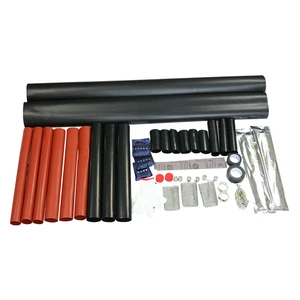 LX Copper Cable Joint Accessories Cable Terminator Kit 10KV 35KV Cold Shrink Three Core Intermediate Joint