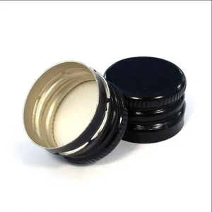 Custom Logo ROPP Aluminum Screw Bottle Cap Metal Pilfer Proof Twist Off Closure For Wine Tamper Proof Threaded Lids For Beverage