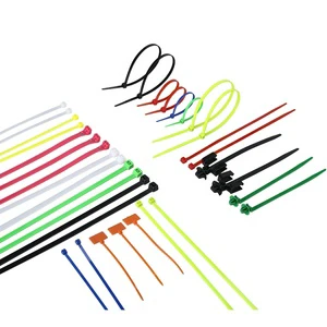 2.5*100MM Nylon 66 PA6 Tensile Strength Multi-Purpose Plastic Cable Tie Self-Locking Zip Tie For Indoor Outdoor Use