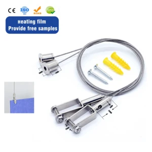 Modern Ceiling Lighting Hardware Wire Rope Cable Factory Kit For Pendant Lights Hanging Cable Clips Product Category