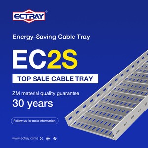 ECTRAY Heavy Duty Steel Ladder Type Cable Tray OEM ODM Galvanized Wire Cable Tray System