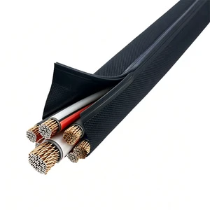 Wear-resistant Waterproof Nylon Cable Gland Sleeve Zipper Seal Cable Protector Sleeve with Installation Tool