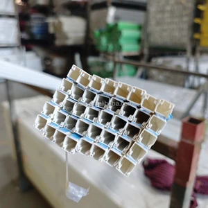 PVC Electric Cable Conduit Wire Trunking Pipe 16x16 25x25 40x20 100x50mm PVC Square Cable Trunking