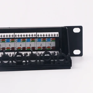Patch Panel Cat5e Network Cable Management 19 Inch 1u 48 Port Patch Panel Cat6 Patch Panel