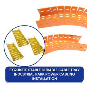 High Quality Perforated Cable Tray Multiple Color Options Multiple Materials Customizable Discount Price For Villa Project