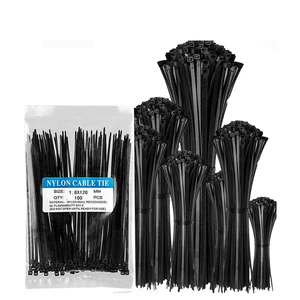 Factory Best Price Self Locking Nylon Cable Ties Plastic Tie Straps Plastic Wire Cables Ties Zip