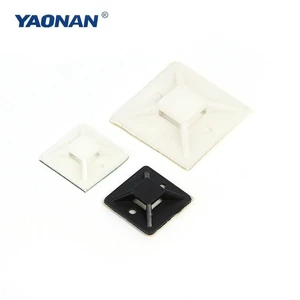 Self Adhesive Nylon Cable Colorful Tie Mounts
