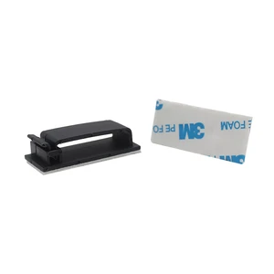 Cable Clamp Plastic Holder Mount Adhesive Self Adhesive Cable Clips Cable Holder Wire Clips