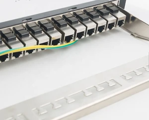 Networking Patch Panel UTP Cat6 24 Port Cat5e/6 RJ45 1U 19