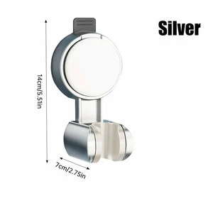 Mengyue Universal Adjustable Strong Adhesive Single-Side 5mm Shower Head Holder Suction Cup Wall Mount Waterproof Brackets