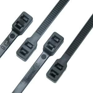 Good Quality Professional Manufacturer Plastic Uv Nylon 66 Double Head Cable Tie Zip Tie Wraps Custom Color