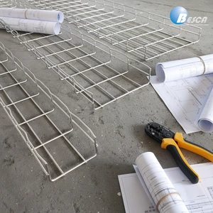 Hot Dip Galvanized Wire Mesh Cable Tray Cable Management Accessories With CE Certificate Industrial Factory Supply
