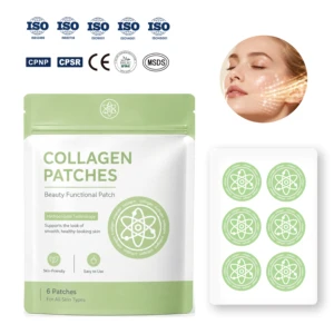 2026 New Arrival Collagen Facial Patch Hydrating Firming Anti-Aging 100% Pure Natural Improve Dry Dull Skin Care