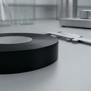 Black PVC Electrical Insulation Tape 19mm X 20m X 0.18mm Flame Retardant Waterproof Adhesive Tape for Industrial Wiring