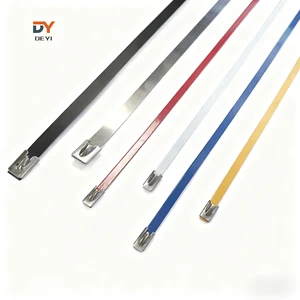 Best-selling ODM And OEM 201/304/316 Self-locking Ball Lock Stainless Steel Multi-Length Cable Ties