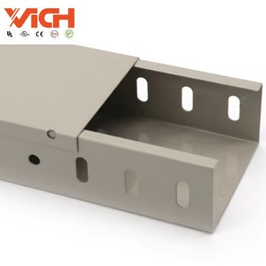 OEM Perforated Cable Trays Supplier Corrosion Resistant Wire Trunking with Cover