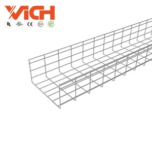 Vichnet Competitive Price Industrial Wire Mesh Cable Tray Galvanized Steel Zinc Construction CE Certified Customizable Size Salt