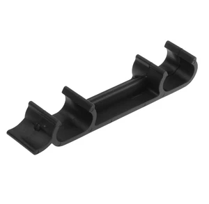 Italy Brand Best Sale Multi Purpose New Design Pus Clips For Oval Tube In Black Polypropylene
