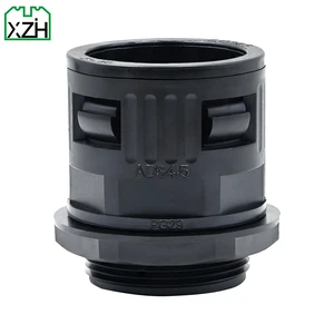 High Quality AD34.5-PG29 Nylon Corrugated Tubing Flexible Pipe Joint Straight Corrugated Conduit Connector for Corrugated Pipe