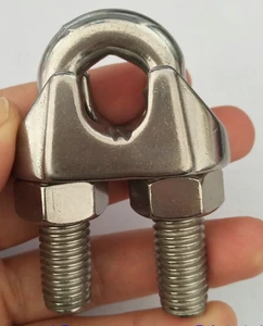 US Type Malleable Wire Rope Clips Stainless Steel 304 Adjustable Wire Cable Clamp