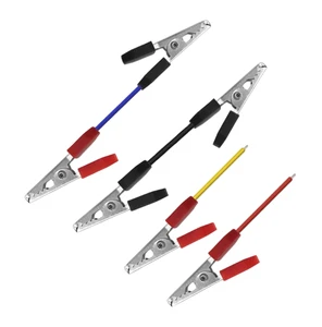 Custom Stainless Steel Alligator Clip PVC Power Cord Battery Clamp AC/DC Flame Retardant Small Test Wire Harness