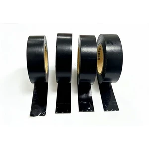 Ultra-thin Ultra-sticky Single-sided 0.1mm Thick Rubber-adhesive Waterproof Insulated PVC Electrical Tape Various Sizes for
