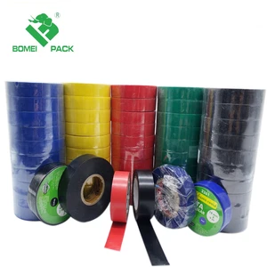 Amazonn Insulating/insulation Electric/electrical Tape Hot Sale Long Roll Fita Isolante Pvc Warning Tape Antistatic No Printing