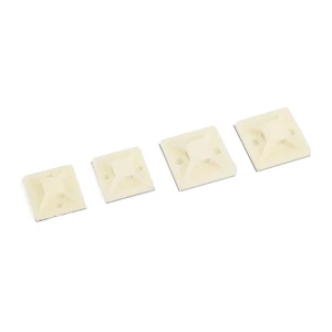 Self-Adhesive Cable Tie Mounts, Nylon Strong Stickiness, Wire Fixing in Automotive, Electrical and Home Applications