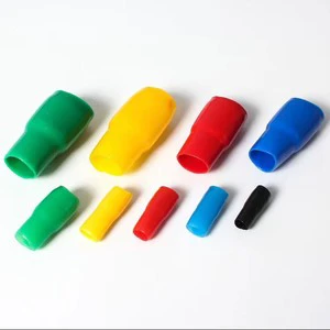 V-10 Bagged PVC Vinyl Rubber Wire End Caps Vinyl Insulation End Cap for Wire End Terminal Soft Protective Sleeve