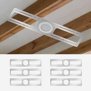 4/6 Inch Galvanized Steel Rough In Mounting Plate Without Lip New Construction Mounting Plate Bracket For Led Recessed Downlight