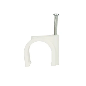 HONT Brand Hook Circle Cable Clips (PE Material) High Quality 5-20mm Diameter White/Black/Gray Custom Logo Cable Management