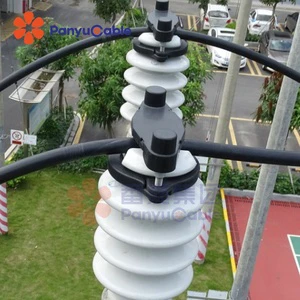 Factory Direct Sales Cable Clamp Metal Fiber Optic Cable Clamp Cable Clamp Clip Pvc Plastic Line Tie Overhead Line Accessories