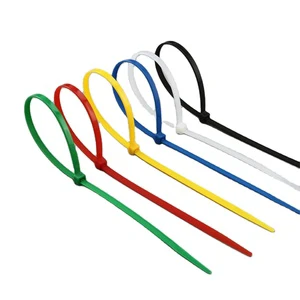Multicolor Nylon 66 Cable Ties Straps Self-Locking For Certified Eco-Friendly 250mm Length Tensile Strength