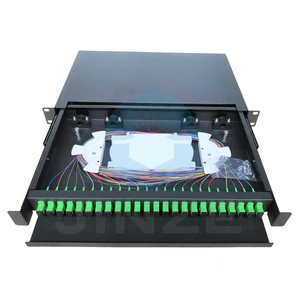 12 24 core slide type 1U FDU patch panel