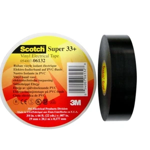 Professional Super 33 Vinyl Electrical Insulating Tape for Indoor Outdoor Wiring