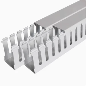 Electrical PVC Cable Fireproof Trough, Trough, Plastic Pipe Wiring Conduit, Lead-free, Non-flammable, Easy to Install