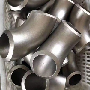 High Pressure 304 Stainless Steel Seamless 60 Degree Elbow Large Diameter Hot Pressed Butt Weld Pipe Fitting