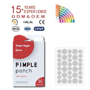Acne Pimple Patches For Zits And Blemishes Spot Treatment Stickers For Face,Holographic Acne Patch 24dots